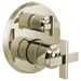 Brizo Levoir HX75P98 Pressure Balance Valve with Integrated Diverter Trim Cross Handle Kit, polished nickel - view 4