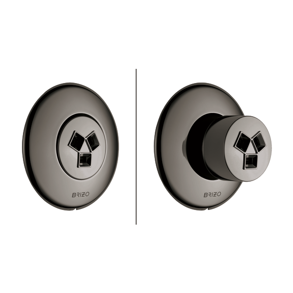 Brizo SH84102 Hydrachoice H20Kinetic Invigorating Spray Head, brilliance black onyx - view 2