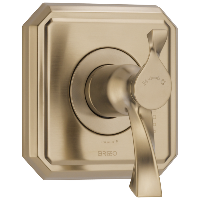 Brizo Virage T60030 Tempassure Thermostatic Valve Only Trim, luxe gold