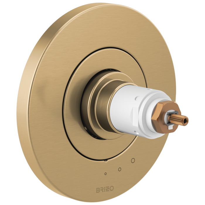 Brizo Litze T60035 Tempassure Thermostatic Valve Only Trim - Less Handles, luxe gold