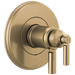Brizo Invari T60076 Tempassure Thermostatic Valve Only Trim, luxe gold