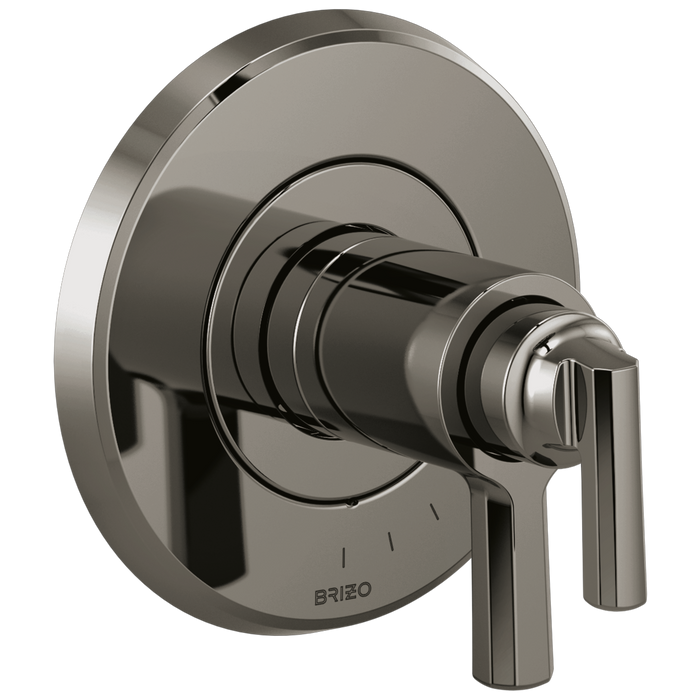 Brizo Levoir T60098 Tempassure Thermostatic Valve Only Trim, brilliance black onyx