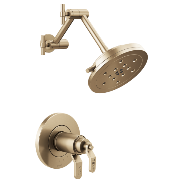Brizo Litze T60235 TempAssure Thermostatic Shower Only - Less Handles, luxe gold - view 3