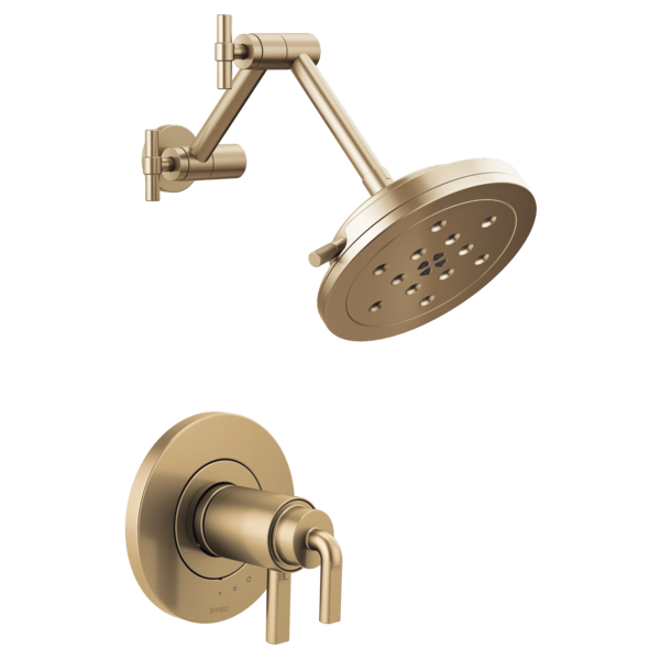 Brizo Litze T60235 TempAssure Thermostatic Shower Only - Less Handles, luxe gold - view 4
