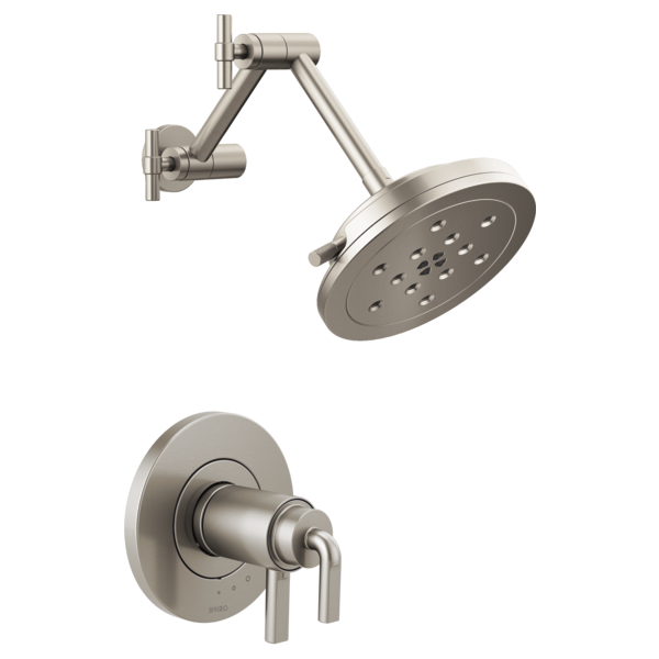 Brizo Litze T60235 TempAssure Thermostatic Shower Only - Less Handles, luxe nickel - view 4