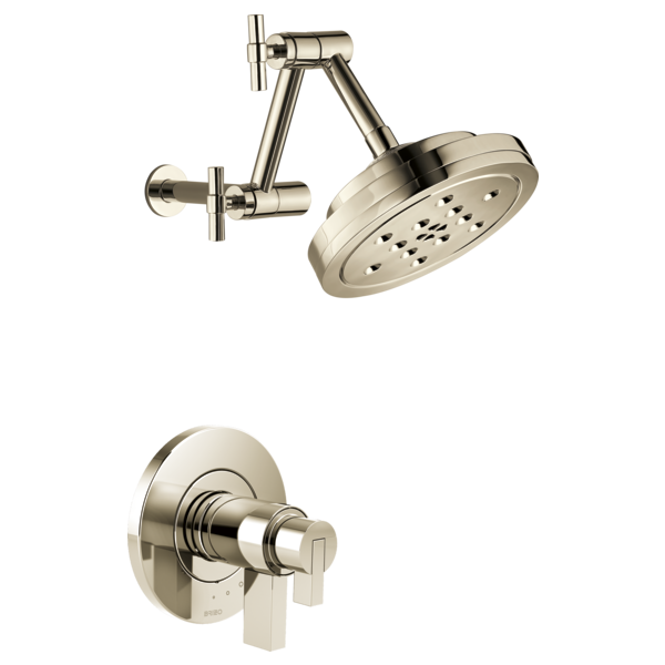 Brizo Litze T60235 TempAssure Thermostatic Shower Only - Less Handles, polished nickel