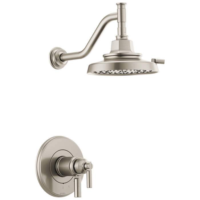 Brizo Invari T60276 Tempassure Thermostatic Shower Only Trim, luxe nickel