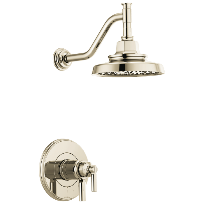 Brizo Invari T60276 Tempassure Thermostatic Shower Only Trim, polished nickel
