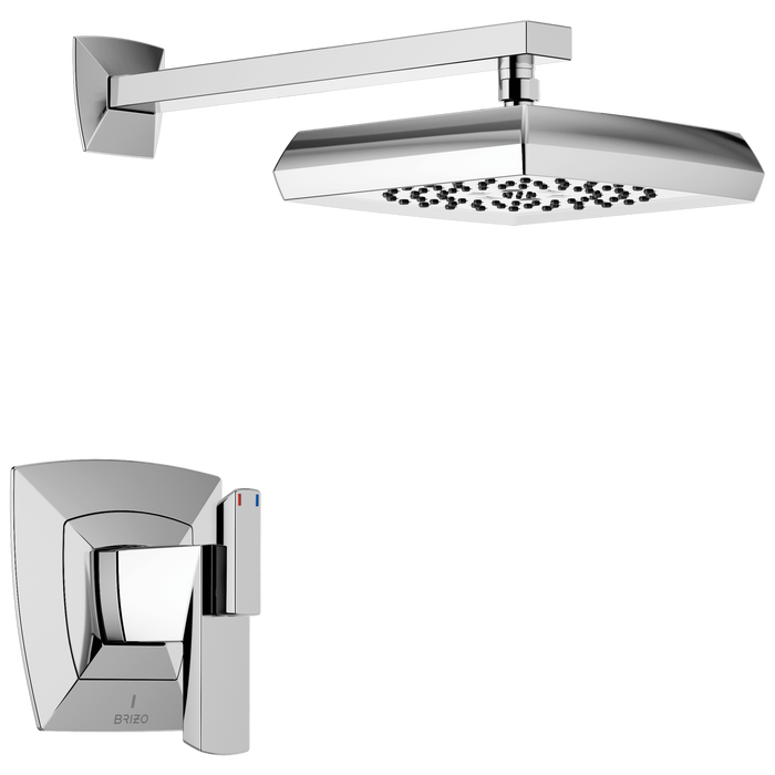 Brizo Vettis T60288 Tempassure Thermostatic Shower Only Trim, chrome