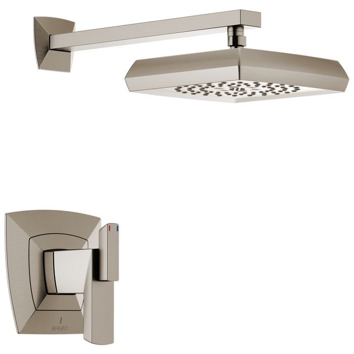 Brizo Vettis T60288 Tempassure Thermostatic Shower Only Trim, luxe nickel