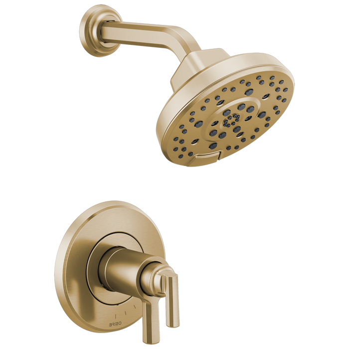 Brizo Levoir T60298 Tempassure Thermostatic Shower Only Trim, luxe gold