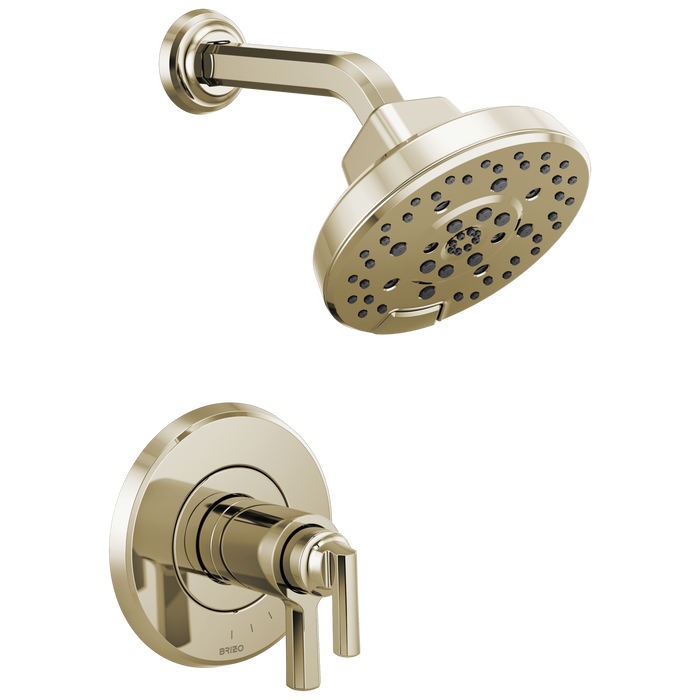 Brizo Levoir T60298 Tempassure Thermostatic Shower Only Trim, polished nickel