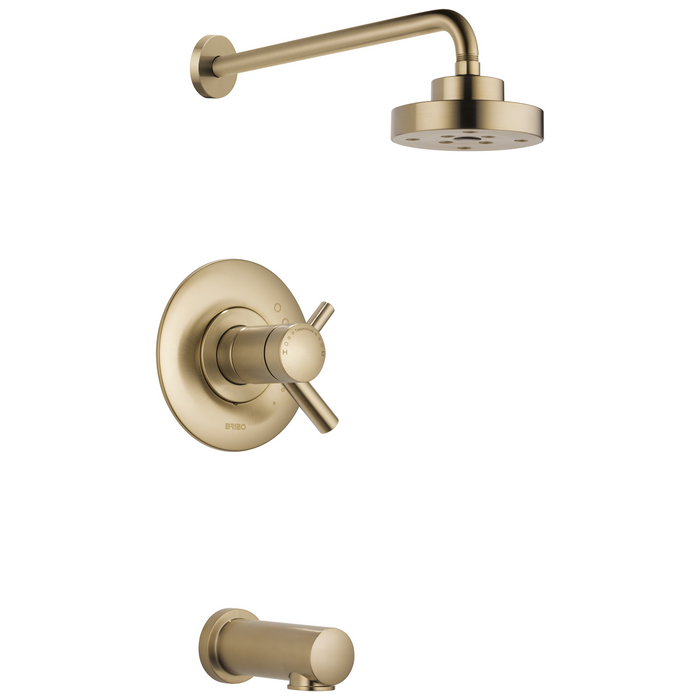 Brizo Jason Wu for Brizo T60475 TempAssure(R) Thermostatic Tub and Shower Trim, luxe gold