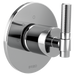 Brizo Litze T60835 3-Function Diverter Trim - Less Handle, chrome - view 3