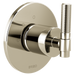 Brizo Litze T60835 3-Function Diverter Trim - Less Handle, polished nickel - view 4