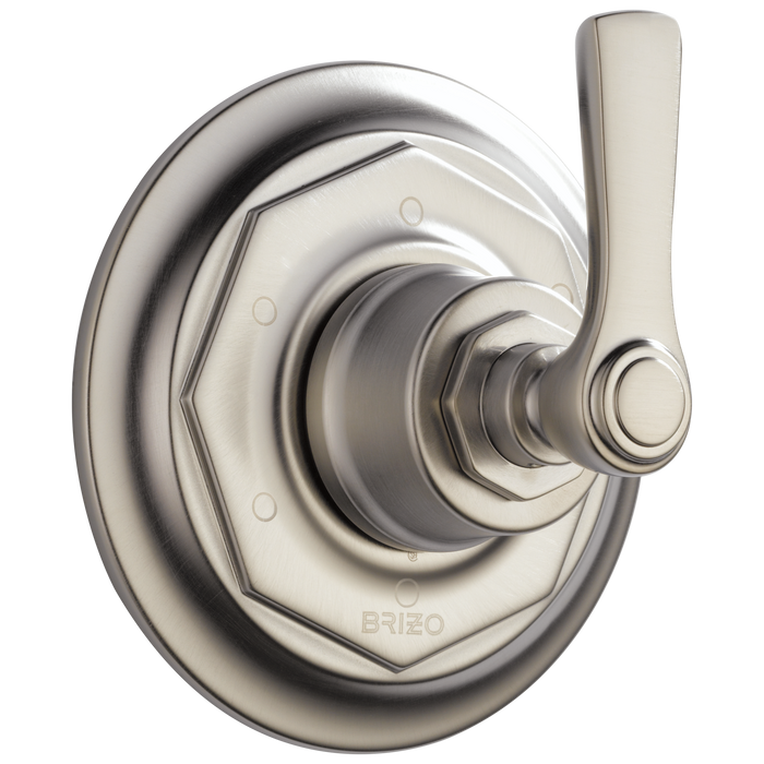 Brizo Rook T60961 6-Function Diverter Trim, luxe nickel