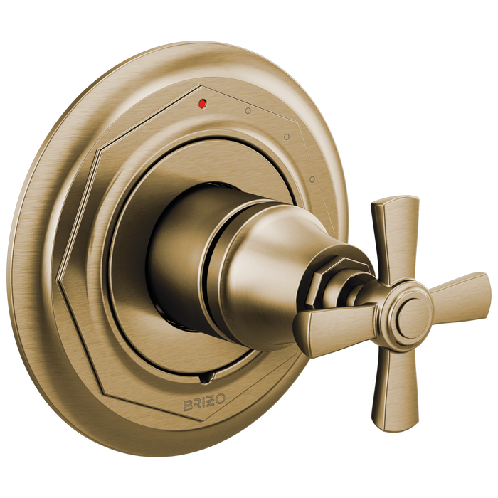 Brizo Rook T60P061 Pressure Balance Valve Only Trim, luxe gold