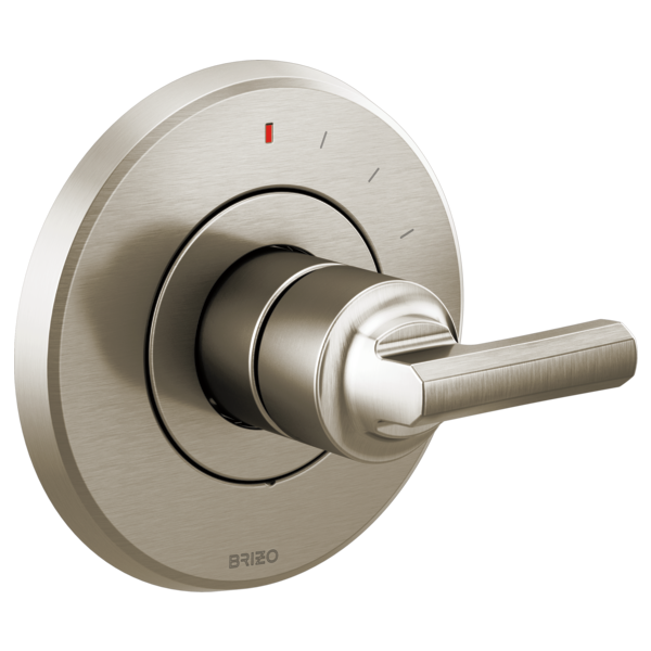 Brizo Levoir T60P098 Pressure Balance Valve Only Trim - Less Handle, luxe nickel - view 2