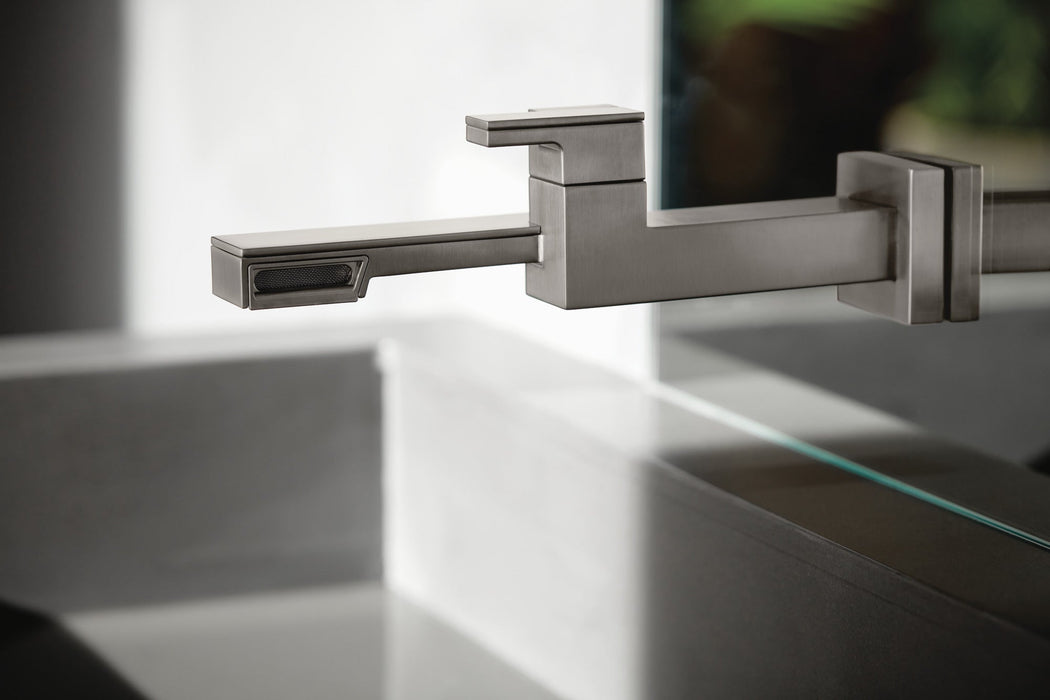 Brizo Frank Lloyd Wright T65722LF Single-Handle Wall Mount Lavatory Faucet 1.2 GPM, luxe steel - view 5