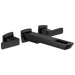 Brizo Vettis T65886LF Two-Handle Wall Mount Lavatory Faucet With Open-Flow Spout 1.2 GPM, matte black