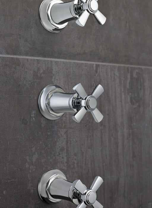 Brizo Rook T66661 Sensori Volume Control Trim - Cross, chrome - view 2