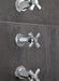 Brizo Rook T66661 Sensori Volume Control Trim - Cross, chrome - view 2