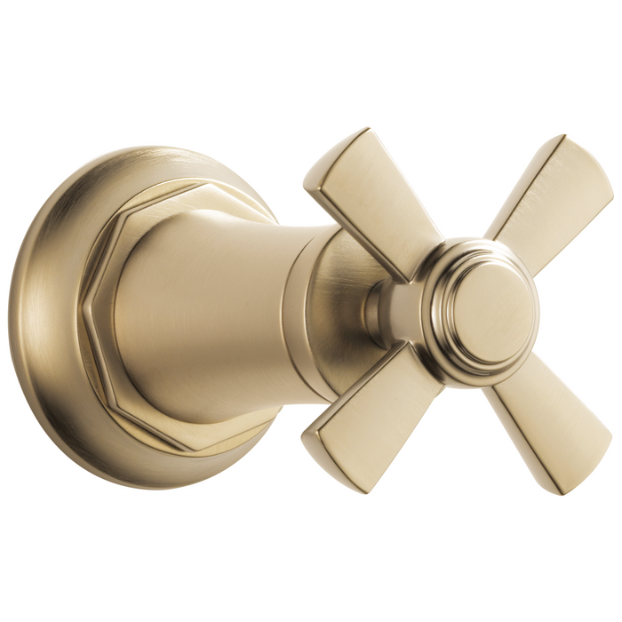 Brizo Rook T66661 Sensori Volume Control Trim - Cross, luxe gold