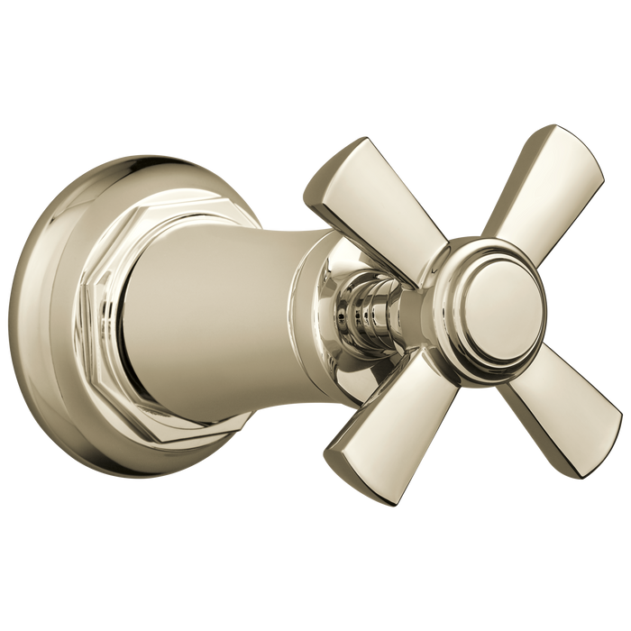 Brizo Rook T66661 Sensori Volume Control Trim - Cross, polished nickel