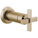 Brizo Levoir T66698 Sensori Volume Control Trim Cross, luxe gold