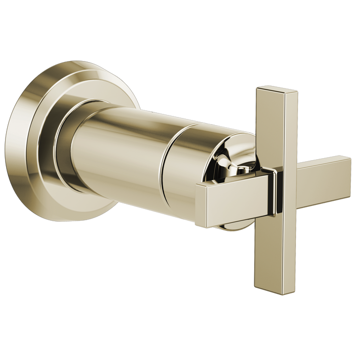 Brizo Levoir T66698 Sensori Volume Control Trim Cross, polished nickel