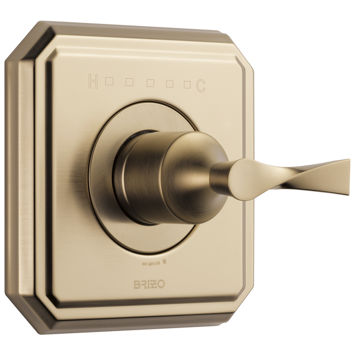 Brizo Virage T66T030 Sensori Thermostatic Valve Trim, luxe gold