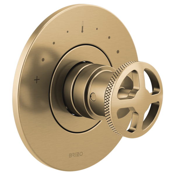Brizo Litze T66T035 Sensori Thermostatic Valve Trim - Less Handle, luxe gold - view 5