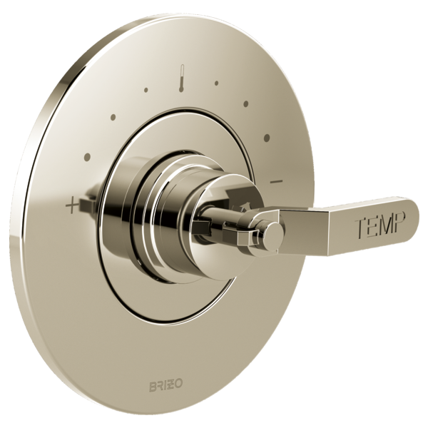 Brizo Litze T66T035 Sensori Thermostatic Valve Trim - Less Handle, polished nickel - view 3