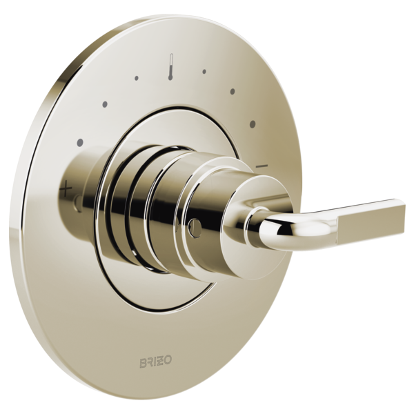 Brizo Litze T66T035 Sensori Thermostatic Valve Trim - Less Handle, polished nickel - view 5
