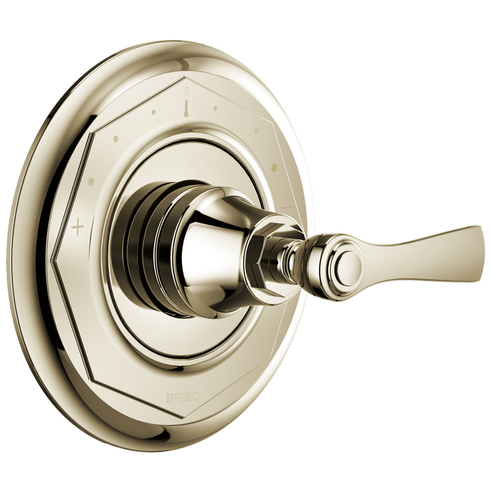 Brizo Rook T66T060 Sensori Thermostatic Valve Trim - Lever, polished nickel