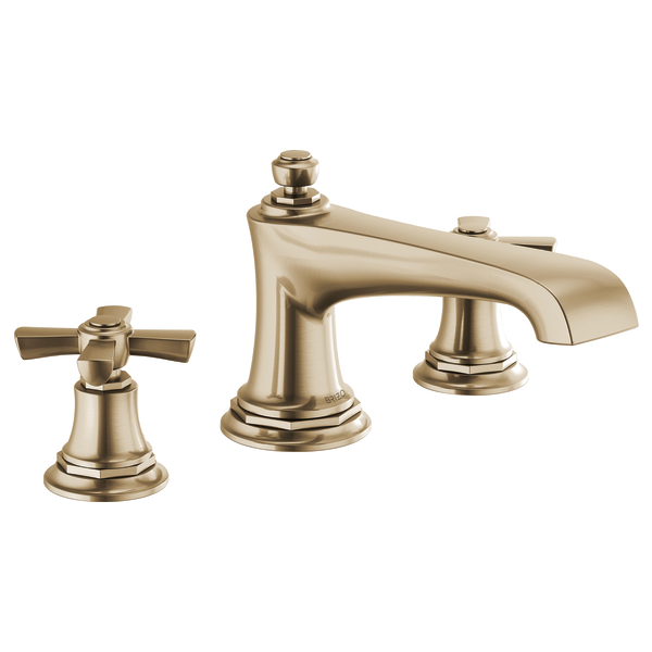 Brizo Rook T67360 Roman Tub Faucet - Less Handles, luxe gold