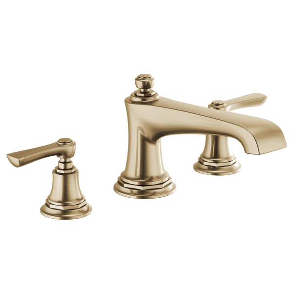 Brizo Rook T67360 Roman Tub Faucet - Less Handles, luxe gold - view 2