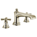Brizo Rook T67360 Roman Tub Faucet - Less Handles, polished nickel
