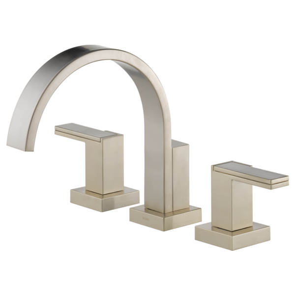 Brizo Siderna T67380 Roman Tub Faucet - Less Handles, brushed nickel - view 3