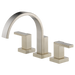 Brizo Siderna T67380 Roman Tub Faucet - Less Handles, brushed nickel - view 3