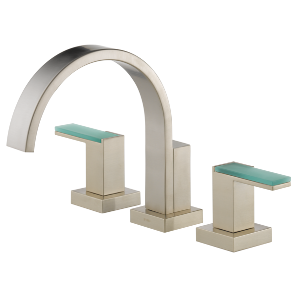 Brizo Siderna T67380 Roman Tub Faucet - Less Handles, brushed nickel - view 4