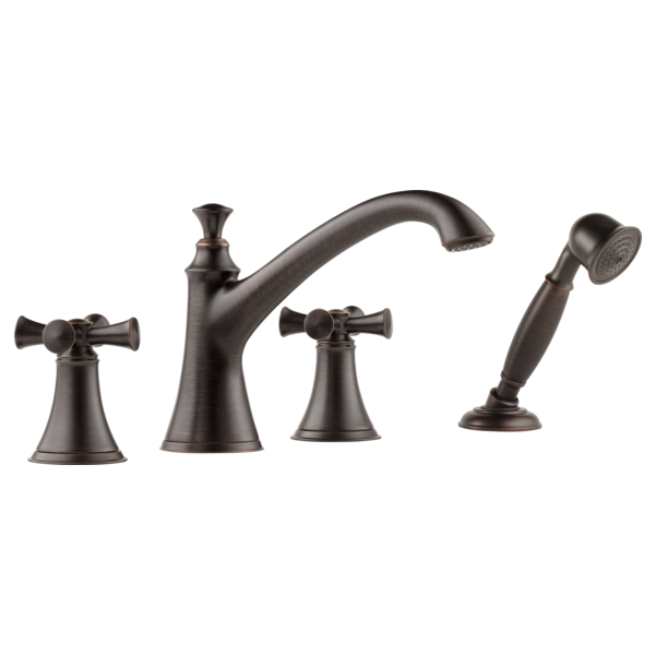 Brizo Baliza T67405 Roman Tub Trim with Hand Shower - Less Handles, venetian bronze - view 2