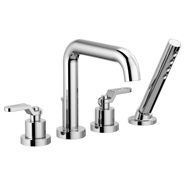 Brizo Litze T67435 Roman Tub with Handshower - Less Handles, chrome - view 4