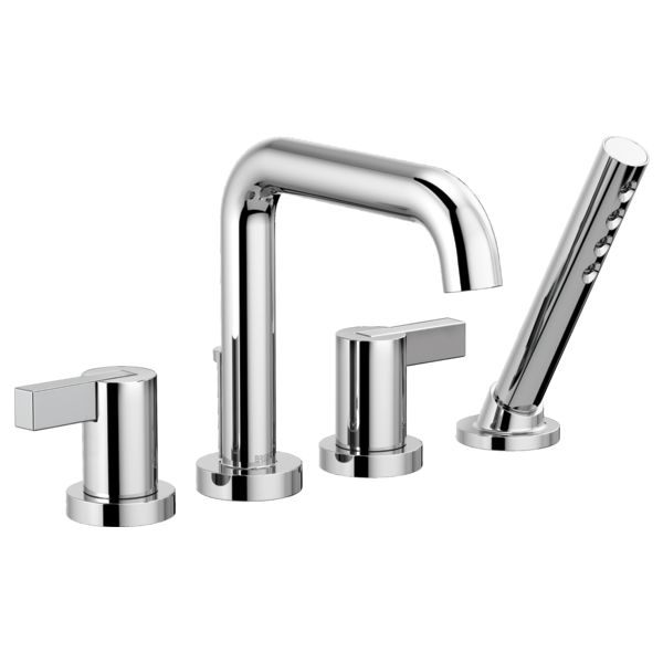 Brizo Litze T67435 Roman Tub with Handshower - Less Handles, chrome - view 5