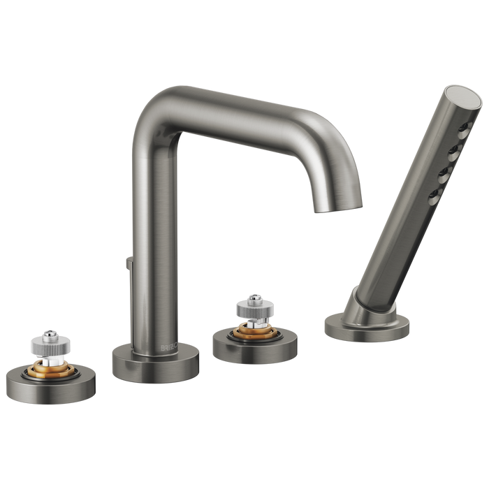 Brizo Litze T67435 Roman Tub with Handshower - Less Handles, luxe steel