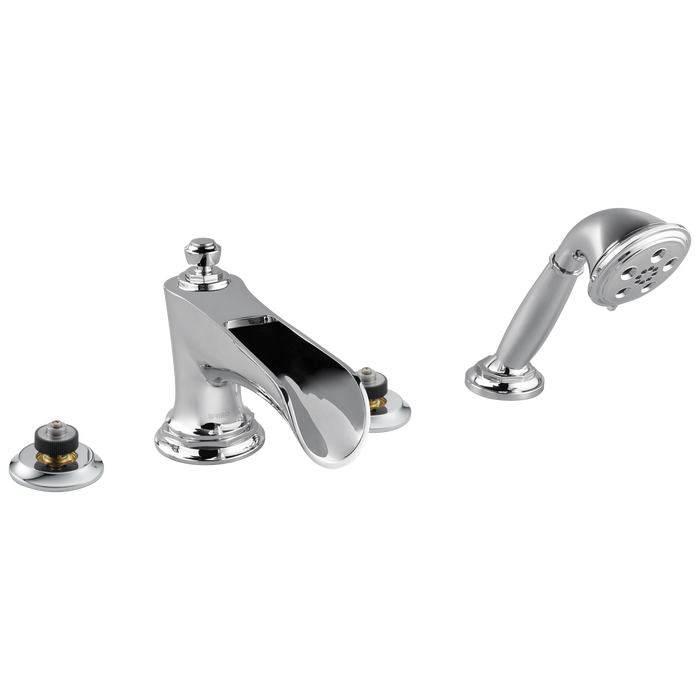 Brizo Rook T67461 Roman Tub with Handshower, chrome