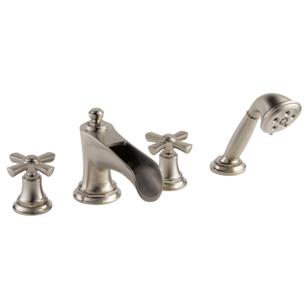 Brizo Rook T67461 Roman Tub with Handshower, luxe nickel - view 2