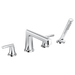 Brizo Levoir T67498 Roman Tub Faucet With Handshower - Less Handles, chrome - view 3