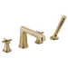 Brizo Levoir T67498 Roman Tub Faucet With Handshower - Less Handles, luxe gold - view 3