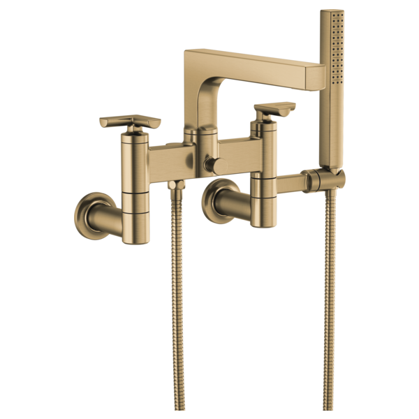 Brizo Kintsu T70307 Two-Handle Tub Filler Trim Kit With Cross Handles